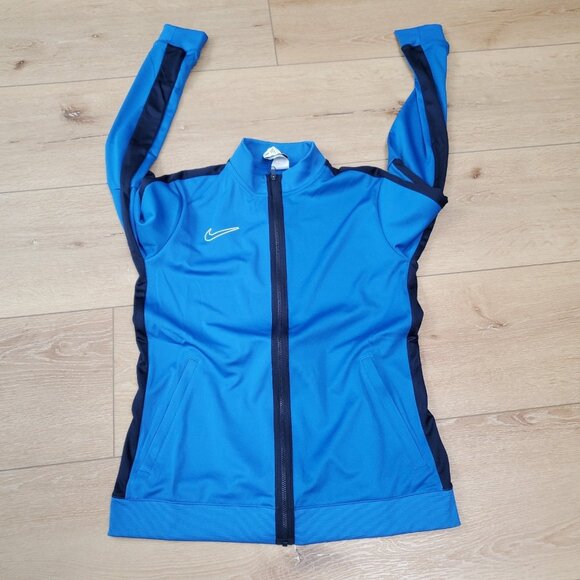 Nike Womens Academy Track Jacket Medium Royal Blue Dri-FIT Soccer DR1686-463 - Picture 7 of 10